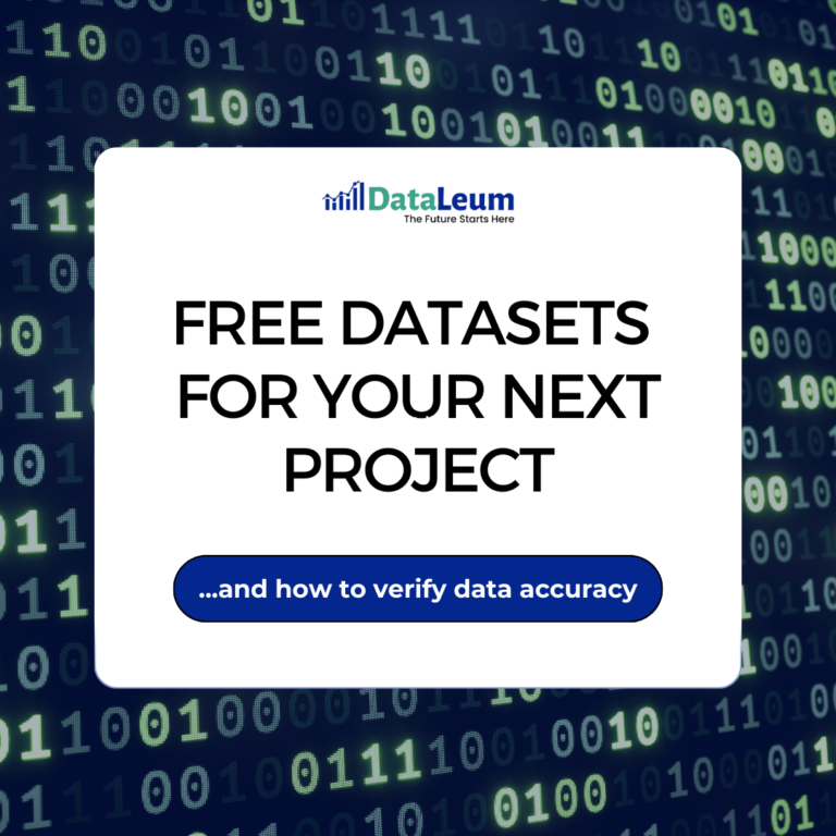 Free Datasets for your next project