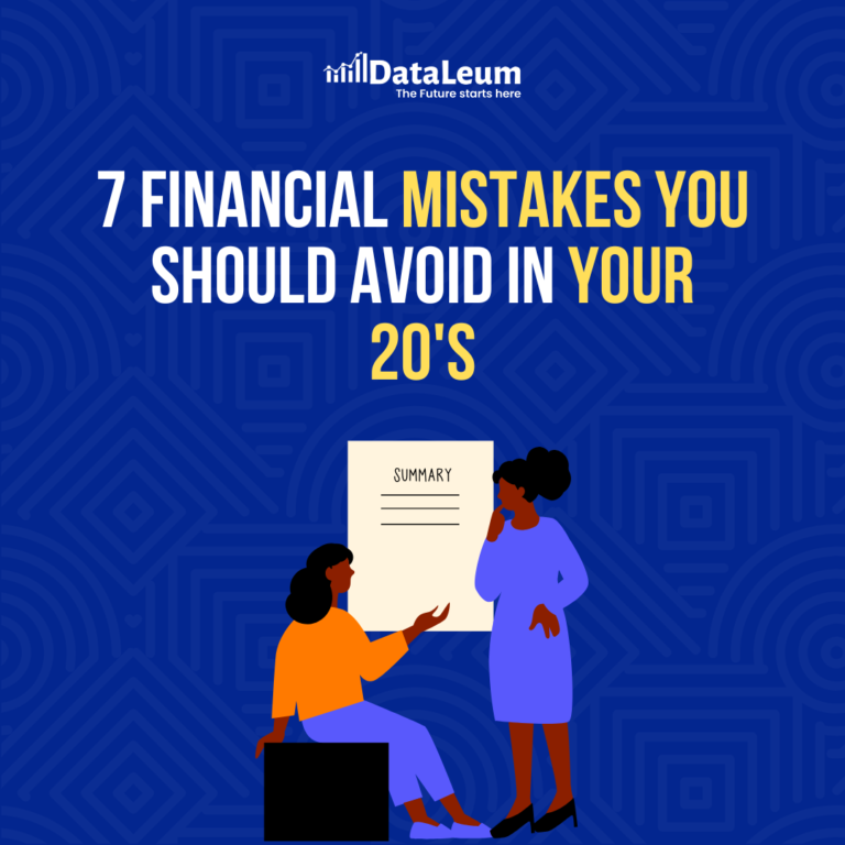 7 Financial Mistakes You Should Avoid in Your 20’s.