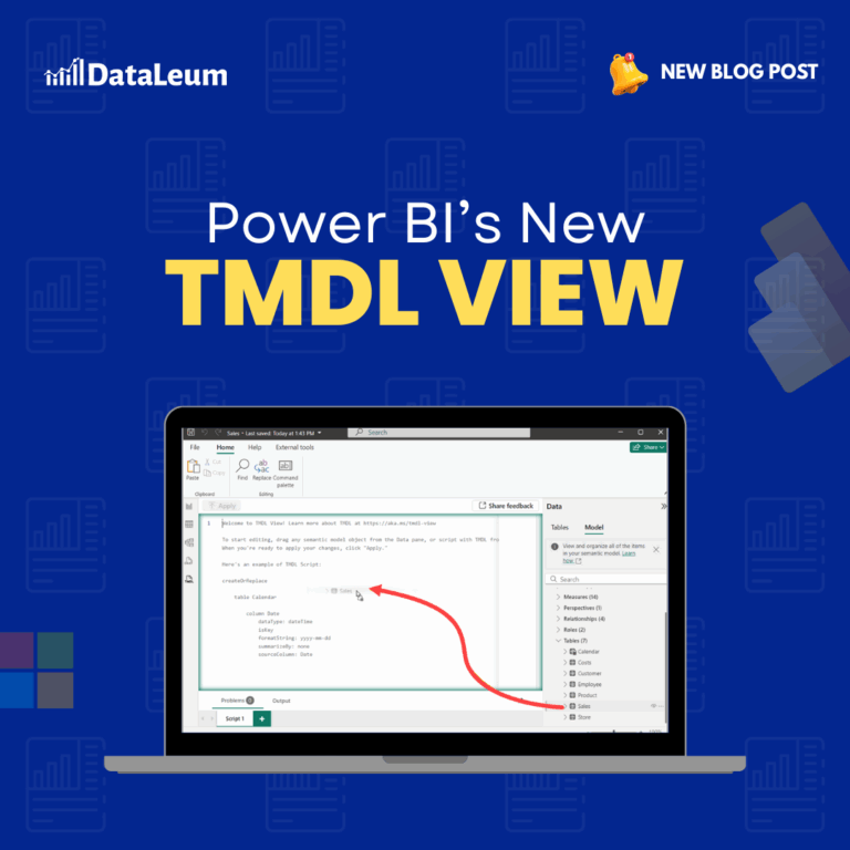 How to use Power BI’s New TMDL View.